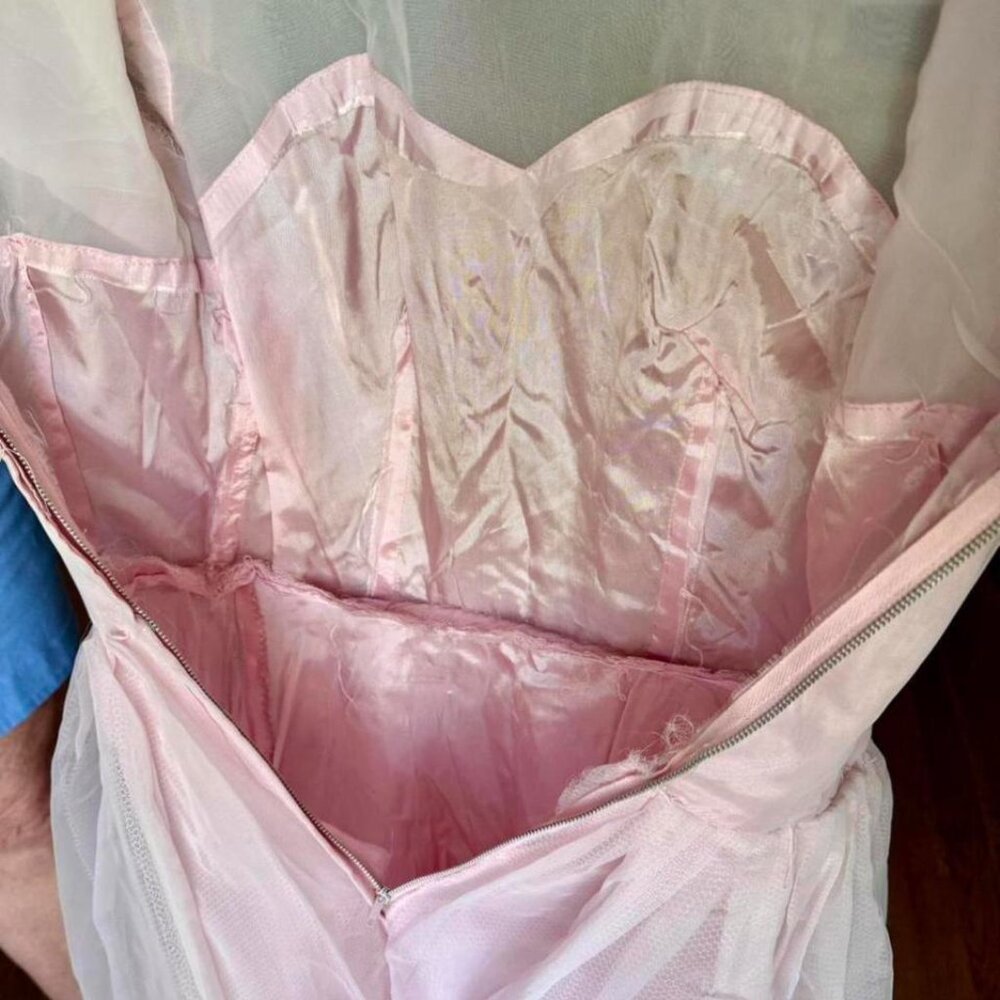 Pink True Vintage 50s Party Girl Dress - Picture 4 of 7